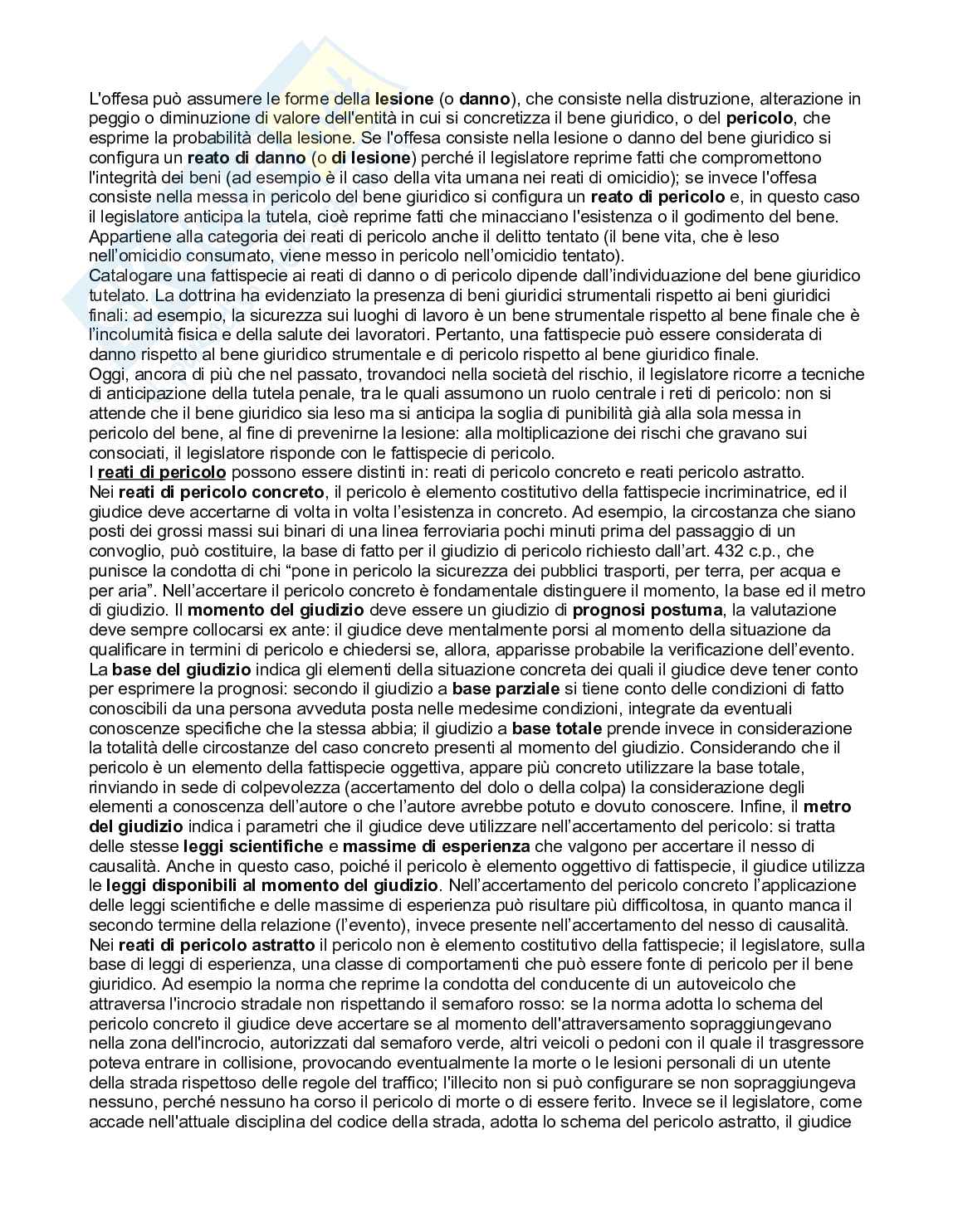 Riassunto esame Diritto penale, prof Falcinelli, libro consigliato Manuale di diritto penale. Parte generale [esclusa Parte Sesta - capitoli XXV, Grosso, Pelisero, Petrini, Pisa Pag. 31