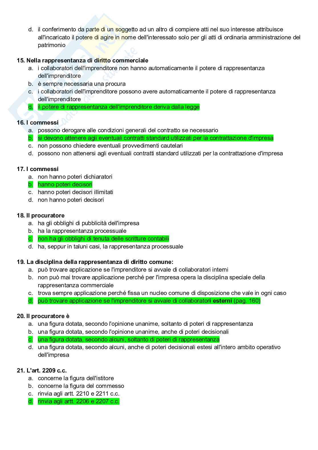 Paniere di Diritto commerciale  Pag. 26