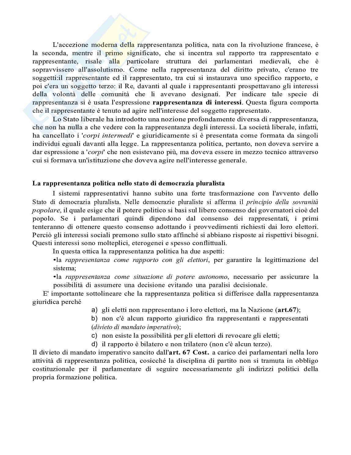 Riassunto esame Istituzioni di diritto costituzionale, Prof. Ferri Giampietro, libro consigliato Manuale di diritto pubblico, ventitresima edizione, Bin, Pitruzzella Pag. 16