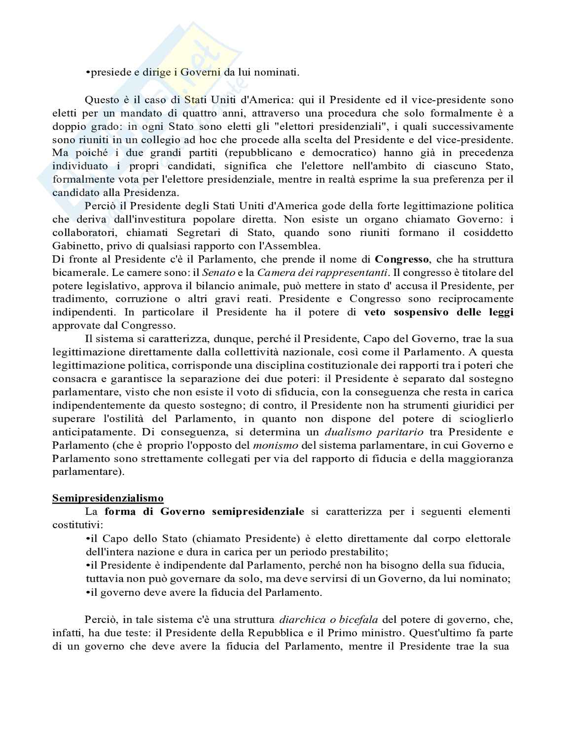Riassunto esame Istituzioni di diritto costituzionale, Prof. Ferri Giampietro, libro consigliato Manuale di diritto pubblico, ventitresima edizione, Bin, Pitruzzella Pag. 31