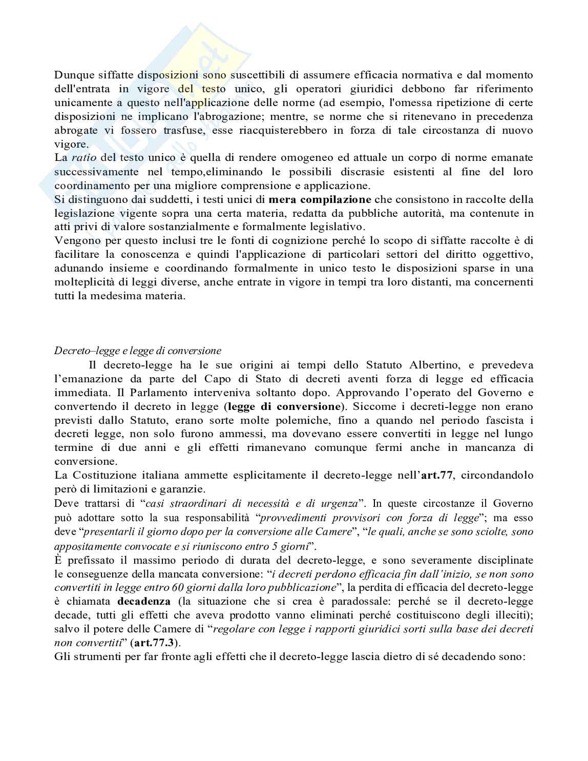Riassunto esame Istituzioni di diritto costituzionale, Prof. Ferri Giampietro, libro consigliato Manuale di diritto pubblico, ventitresima edizione, Bin, Pitruzzella Pag. 91