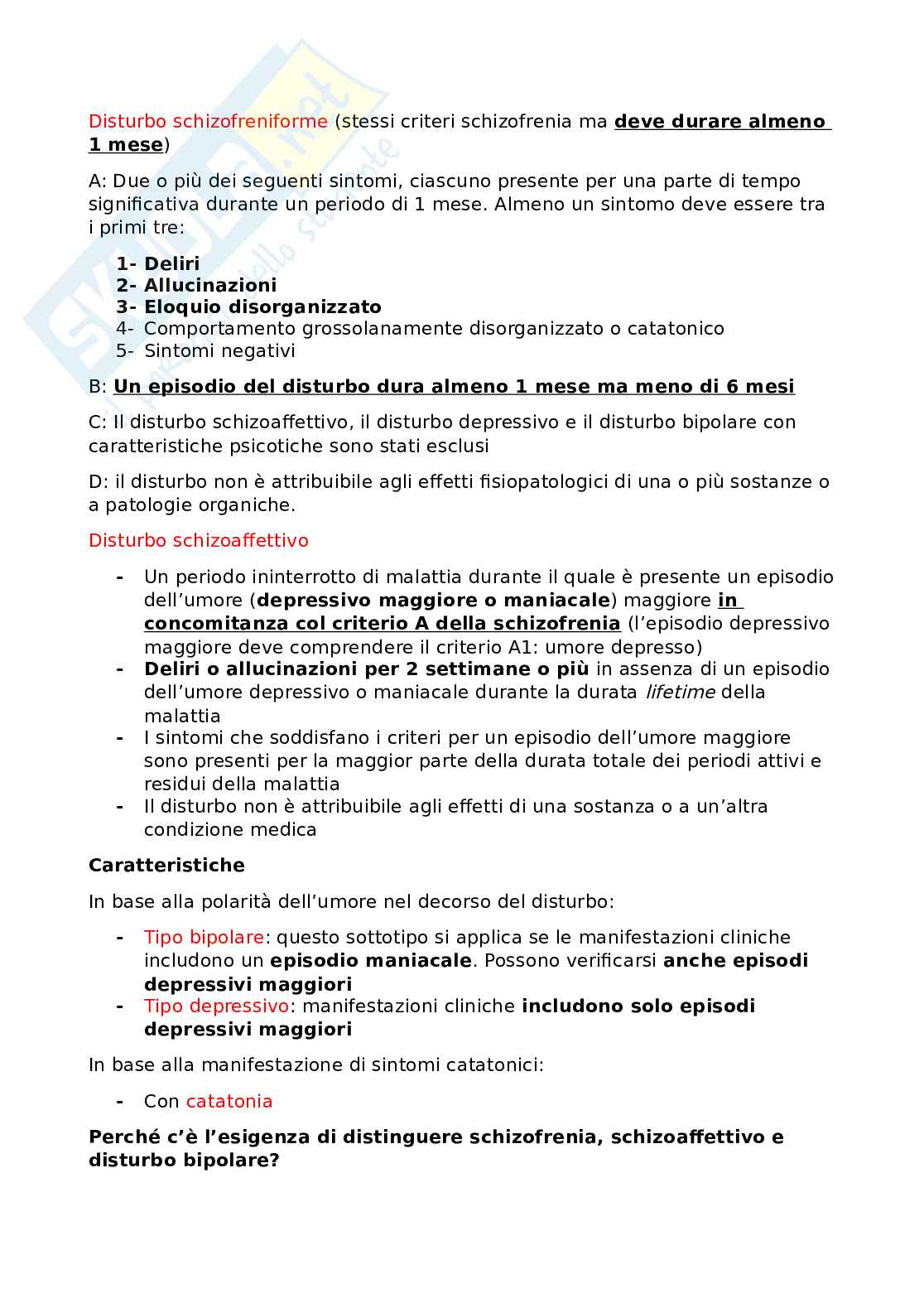 Riassunto esame Psichiatria psicodinamica e psicofarmacologia, Prof. Del Casale Antonio, libro consigliato Psichiatria psicodinamica , Glen O. Gabbard Pag. 31