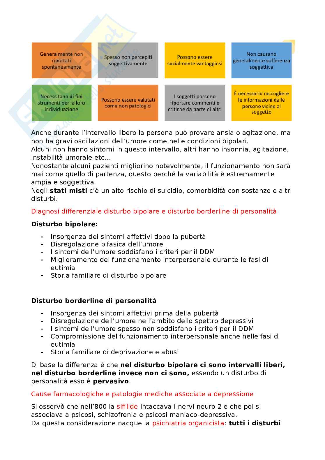 Riassunto esame Psichiatria psicodinamica e psicofarmacologia, Prof. Del Casale Antonio, libro consigliato Psichiatria psicodinamica , Glen O. Gabbard Pag. 51
