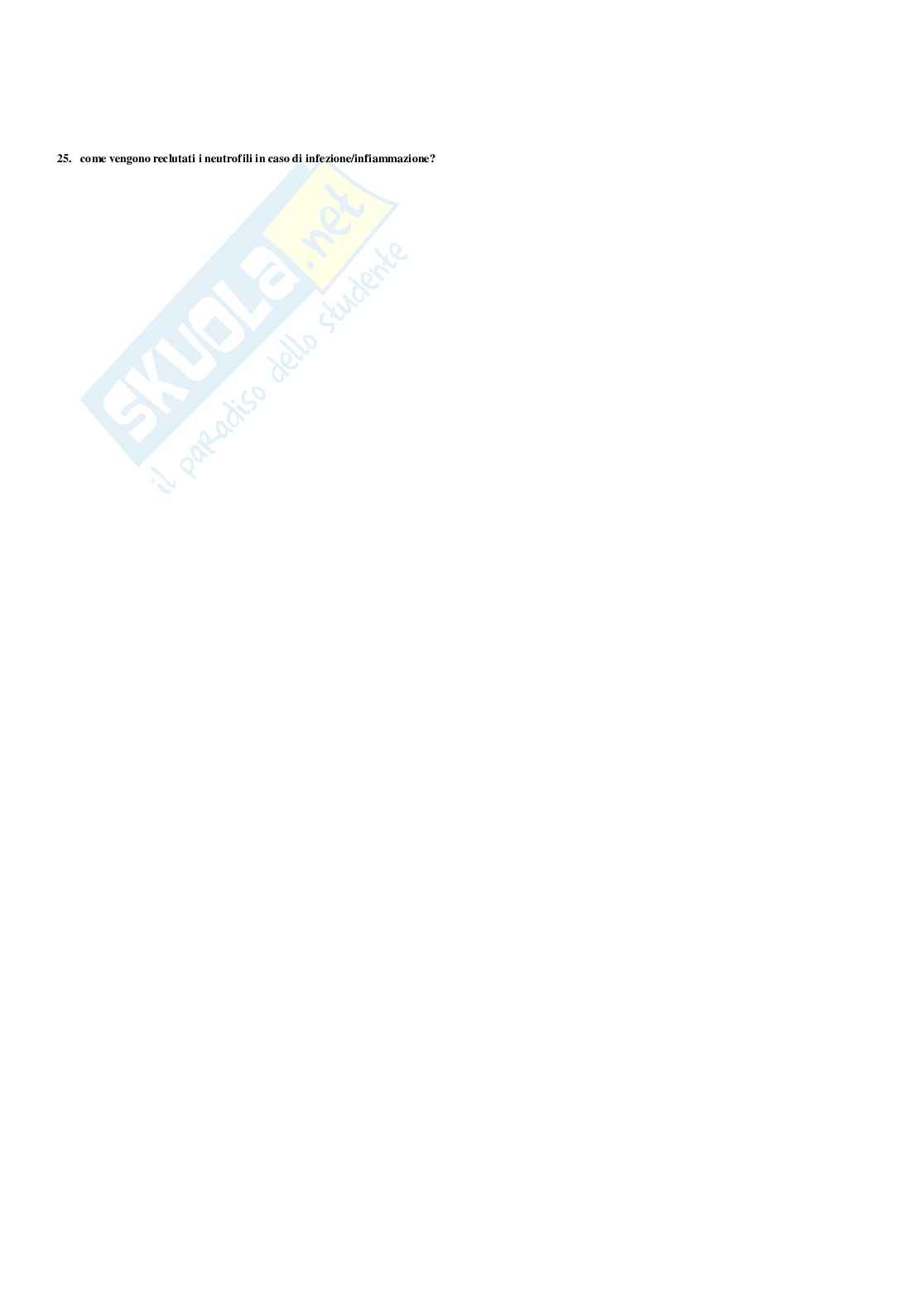 Paniere Immunologia - Risposte multiple - aggiornato (2026) Pag. 46