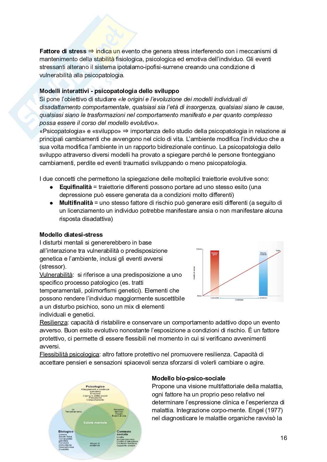 Psicologia clinica  Pag. 16