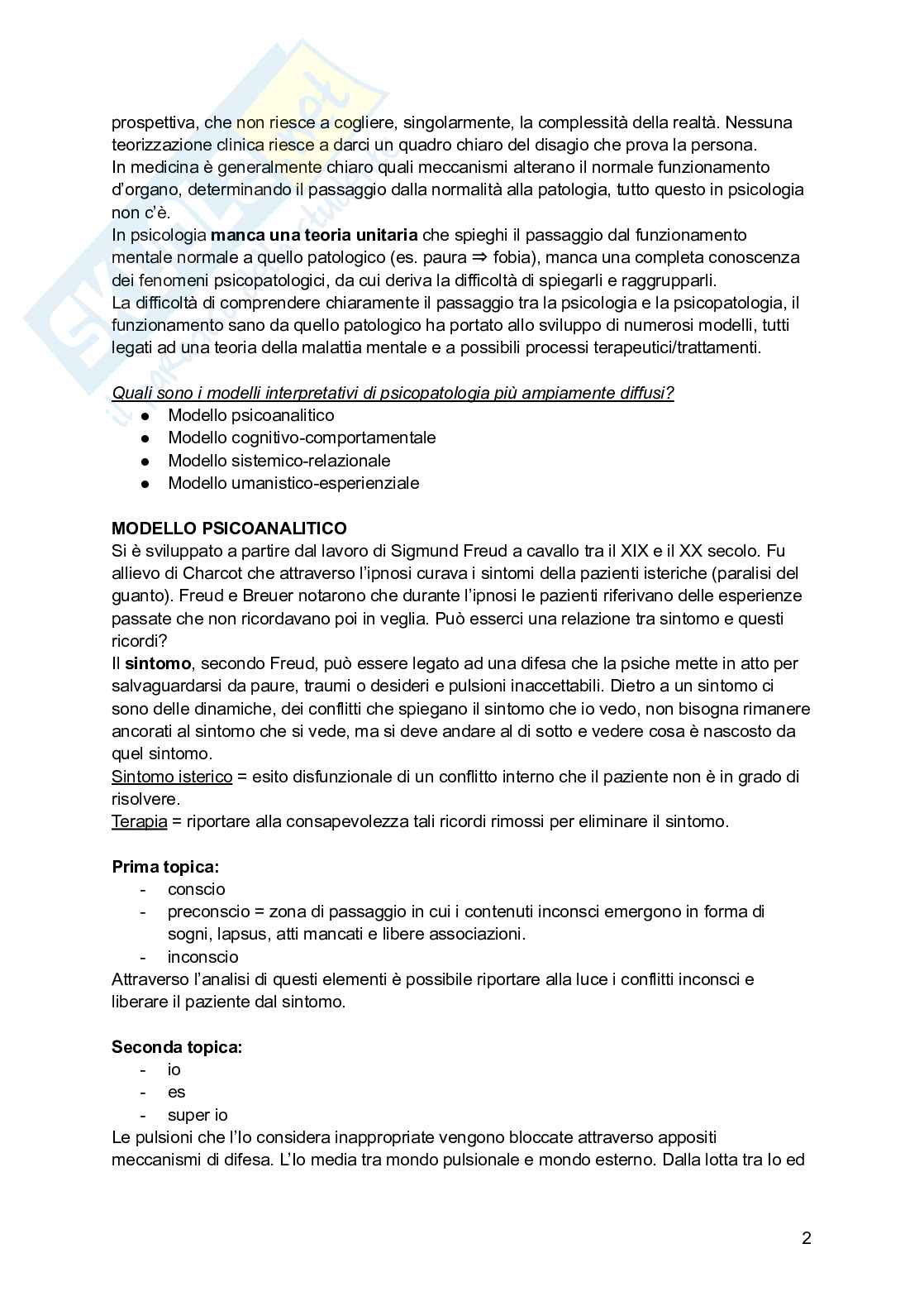 Psicologia clinica  Pag. 2