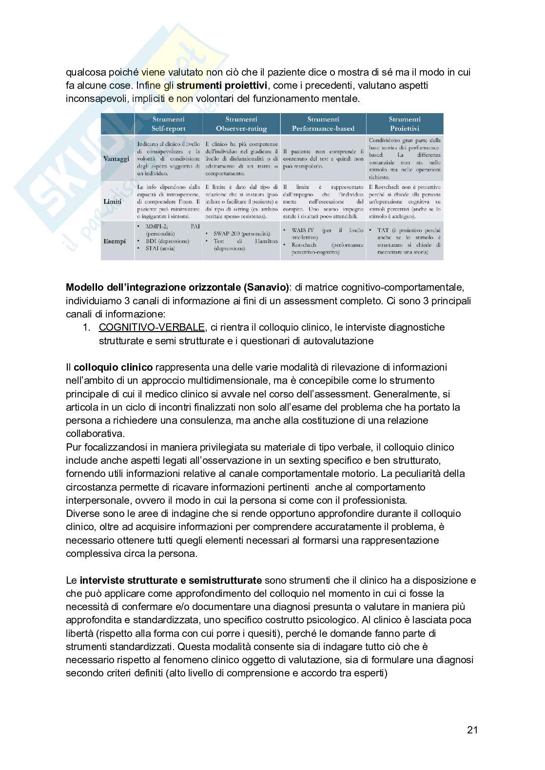 Psicologia clinica  Pag. 21