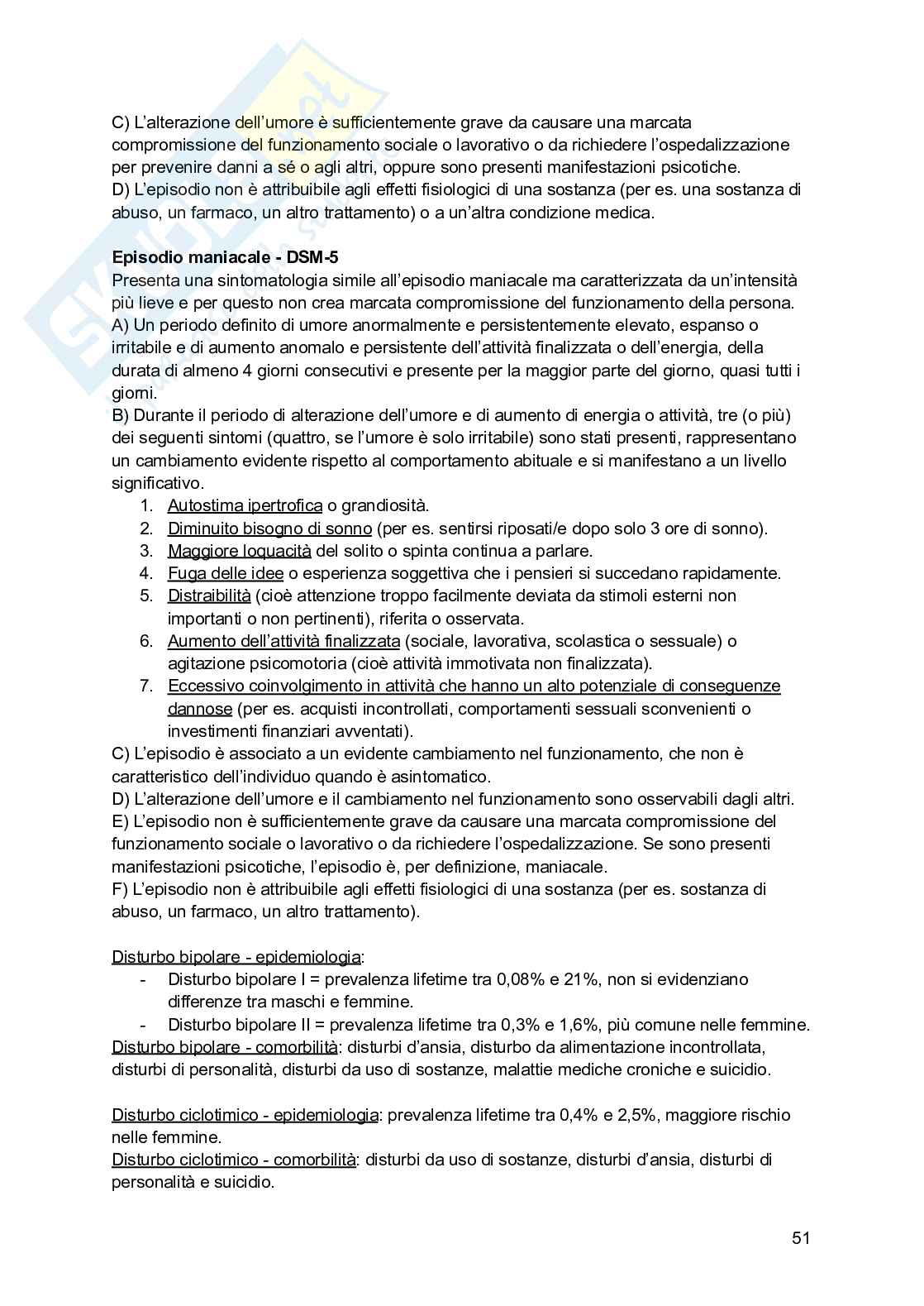 Psicologia clinica  Pag. 51