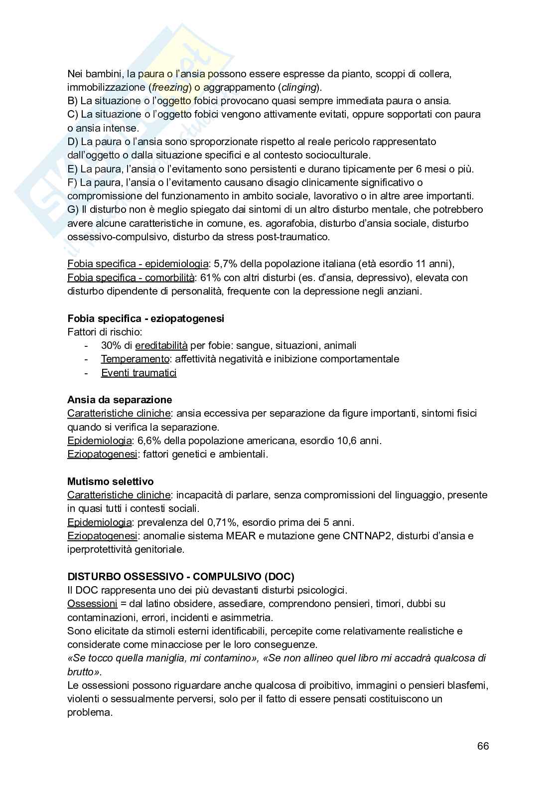 Psicologia clinica  Pag. 66