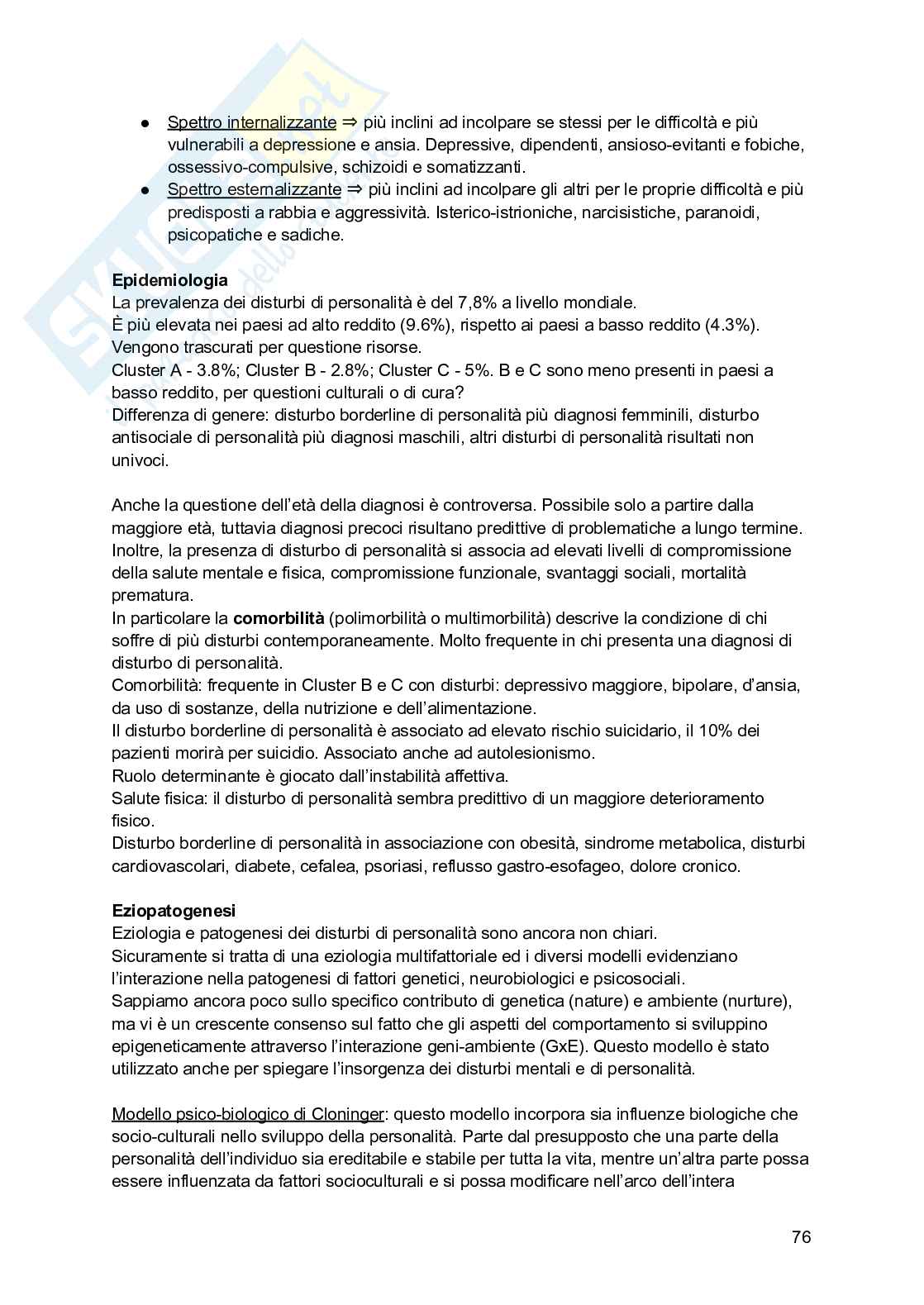Psicologia clinica  Pag. 76