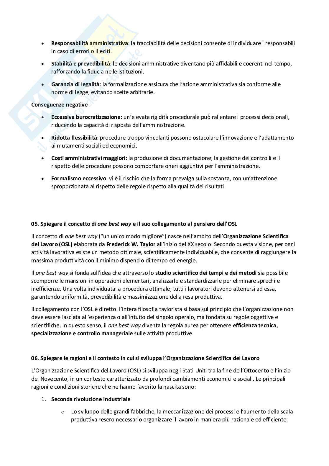 Paniere Organizzazione e contabilità delle amministrazioni e dei servizi pubblici - Risposte aperte (2025) Pag. 11