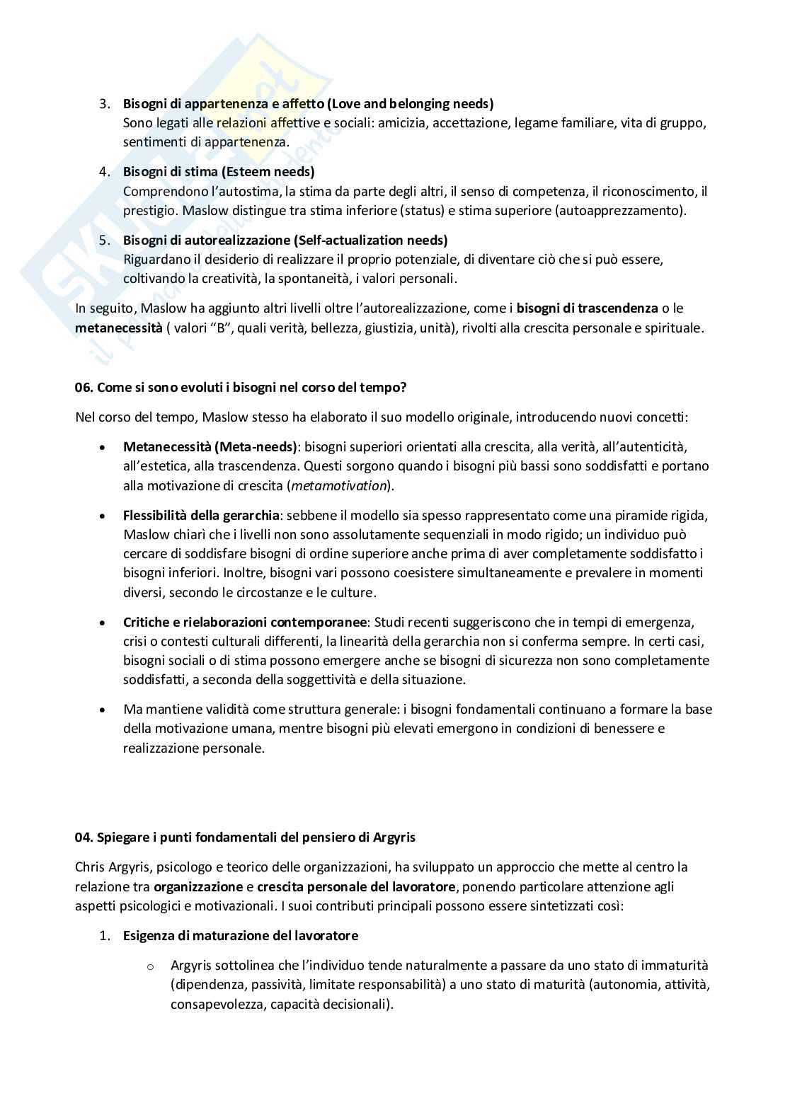 Paniere Organizzazione e contabilità delle amministrazioni e dei servizi pubblici - Risposte aperte (2025) Pag. 26