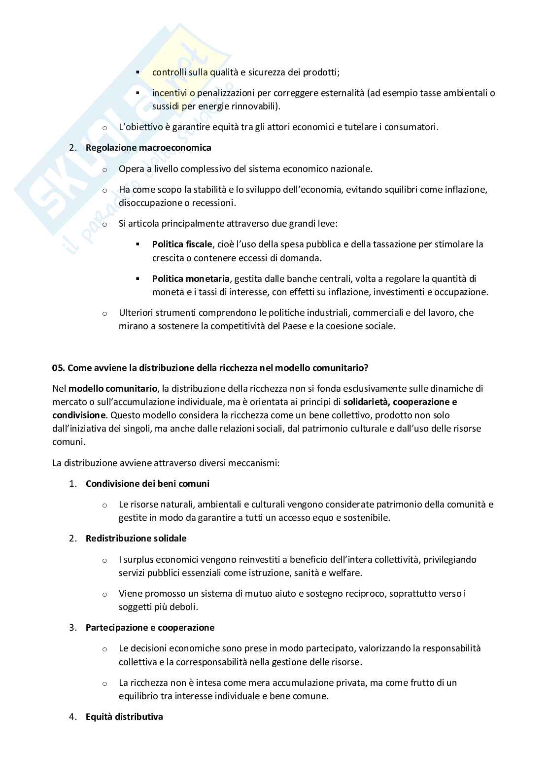 Paniere Organizzazione e contabilità delle amministrazioni e dei servizi pubblici - Risposte aperte (2025) Pag. 6