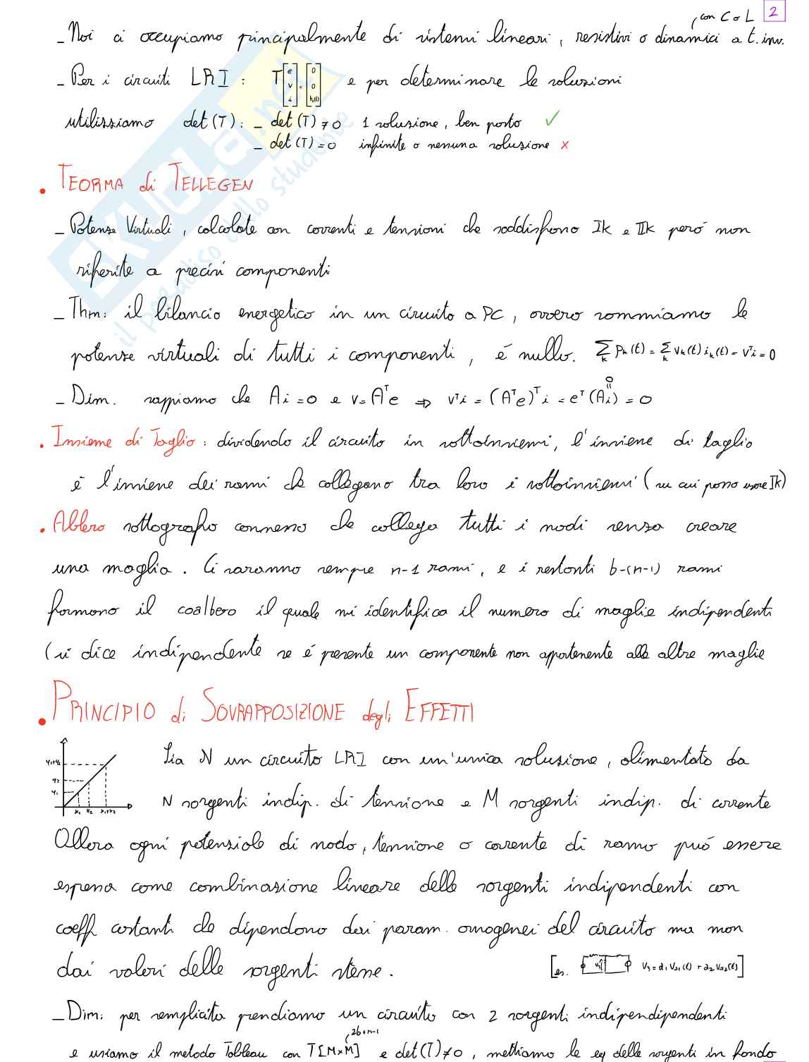 Teoria dei Circuiti Pag. 2