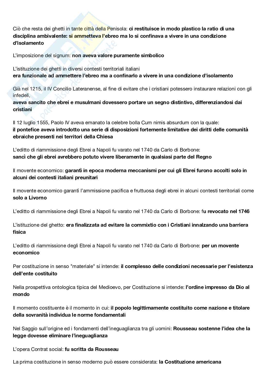 Paniere aggiornato 2025 - Storia del diritto dal Medioevo all'età contemporanea Pag. 11