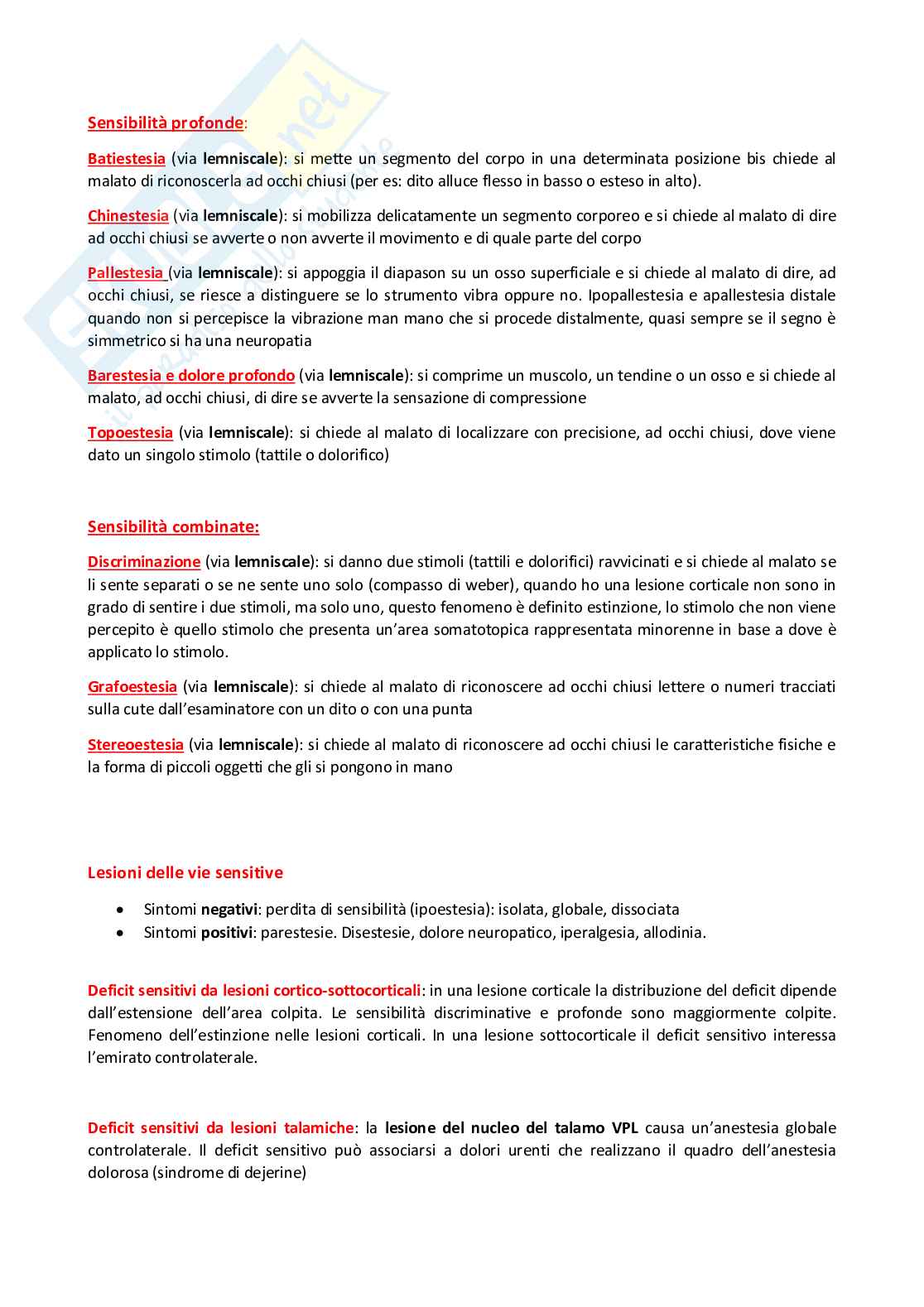 Appunti completi Neurologia I Pag. 26