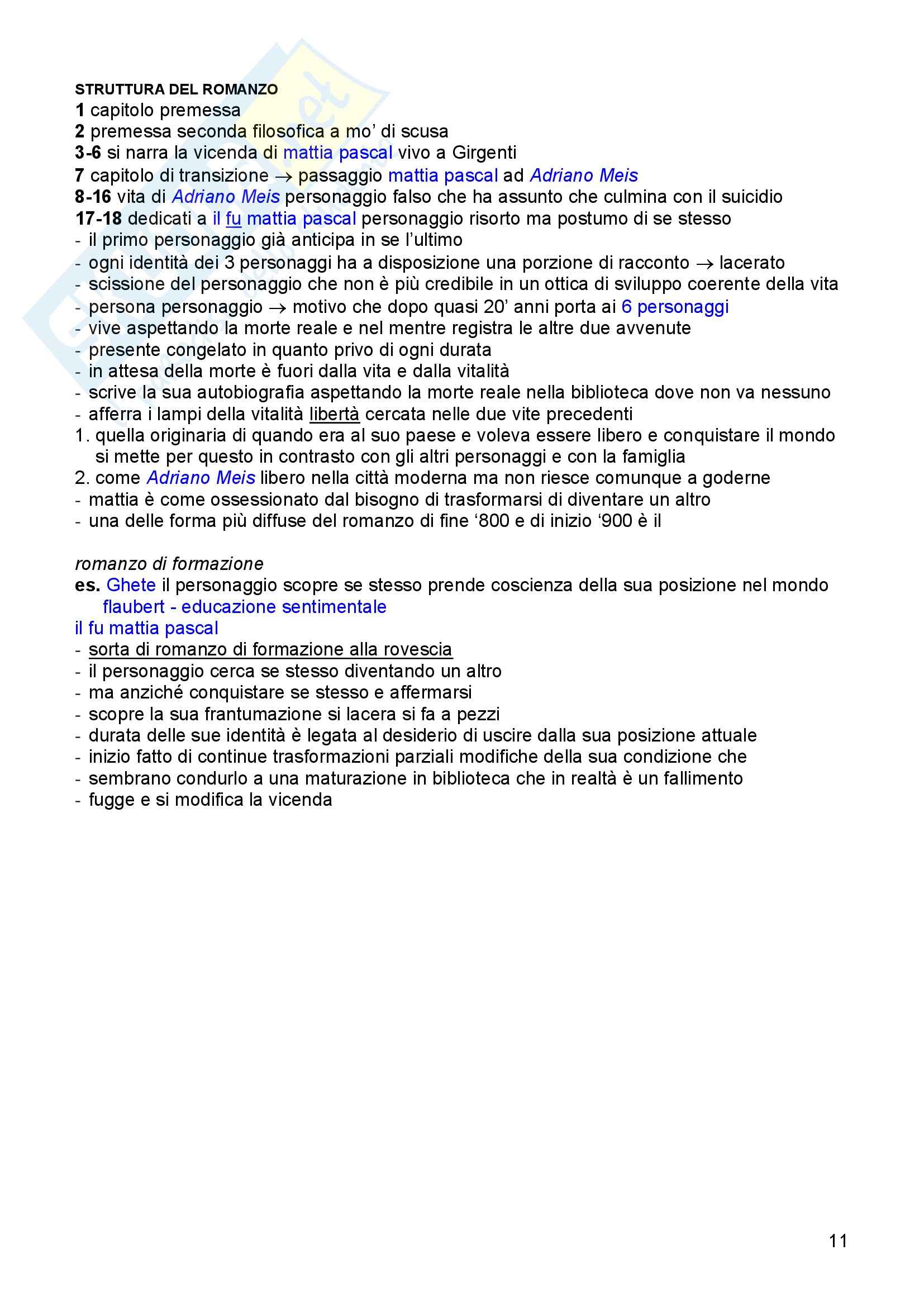 Letteratura e cinema - Appunti Pag. 11