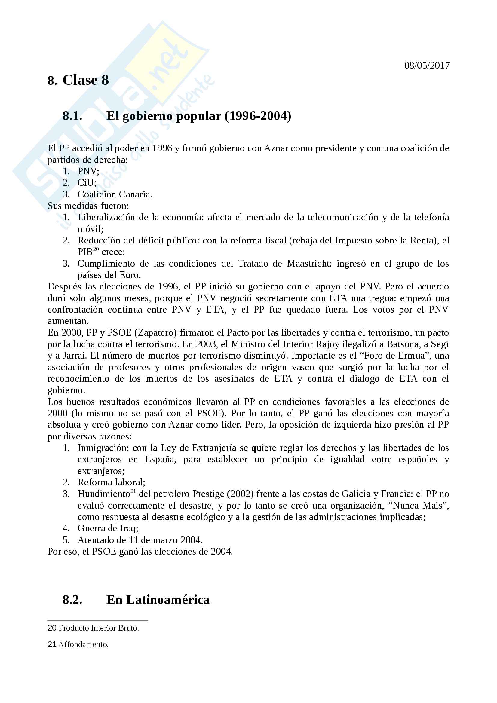 Cultura politica spagnola 1975-2017 Pag. 21
