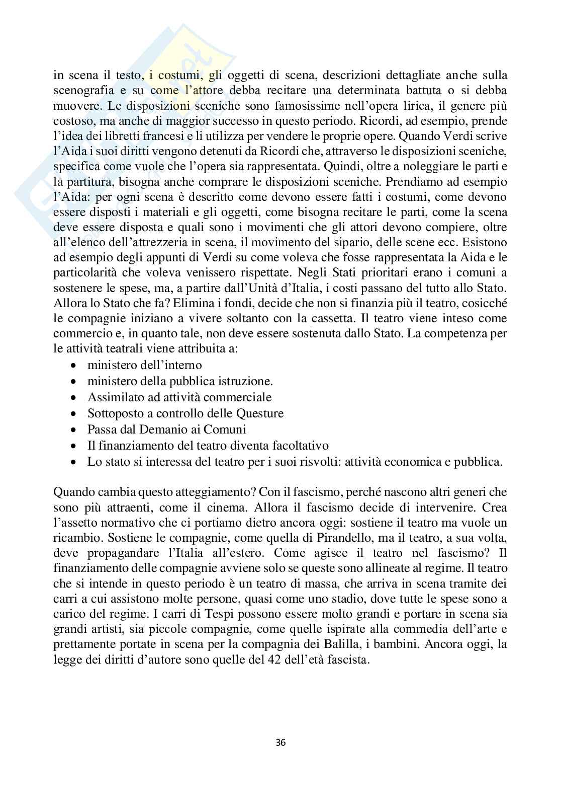 Riassunto esame Storia del teatro e dello spettacolo, Prof. Paoletti Matteo, libro consigliato Lo Straniero nel processo teatrale e Luoghi e Spazi Teatrali, Pietro Floridia e Emanuele Legi Pag. 36