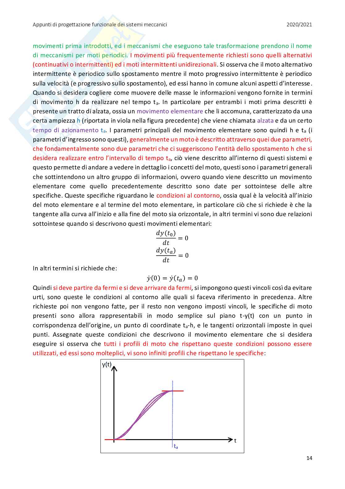 Appunti di Progettazione funzionale dei sistemi meccanici  Pag. 16