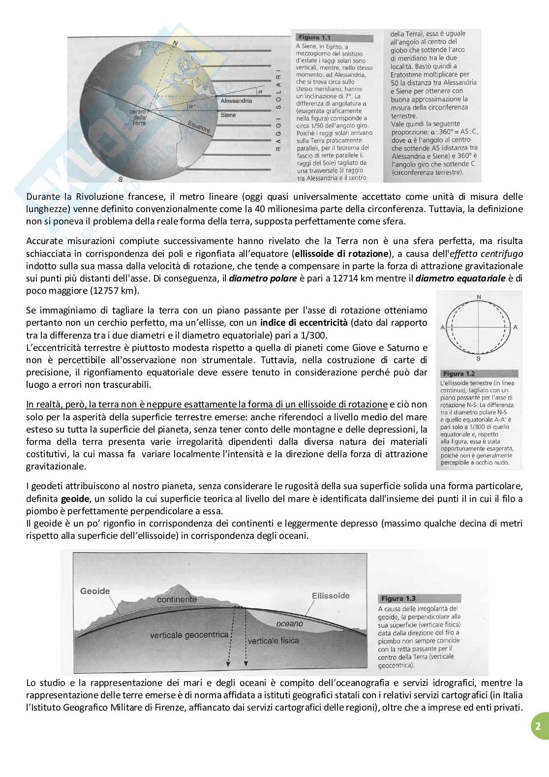 Riassunto esame Geografia e Didattica della Geografia, prof. Ugolini, libro consigliato Geocartografia, Guida alla lettura delle carte geotopografiche, Lavagna, Lucarno Pag. 2