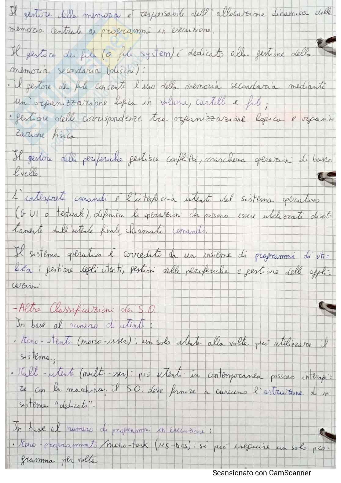 Appunti  Laboratorio d'informatica di base Pag. 46