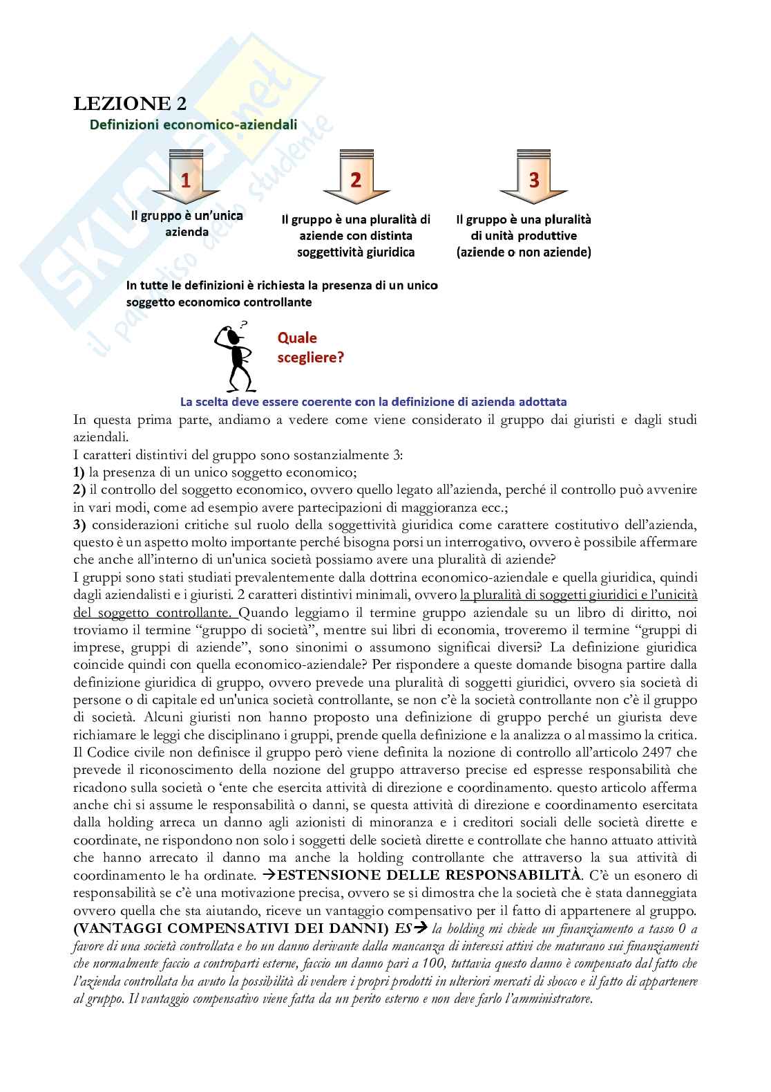 Appunti Economia dei gruppi aziendali Pag. 6