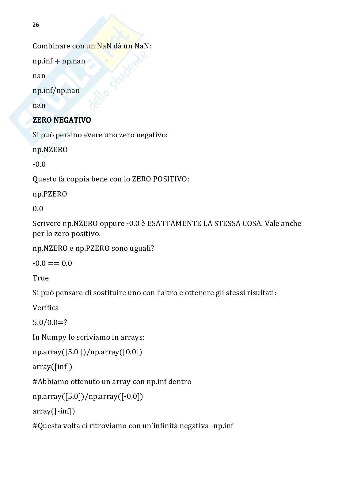 Fondamenti di informatica Pag. 26