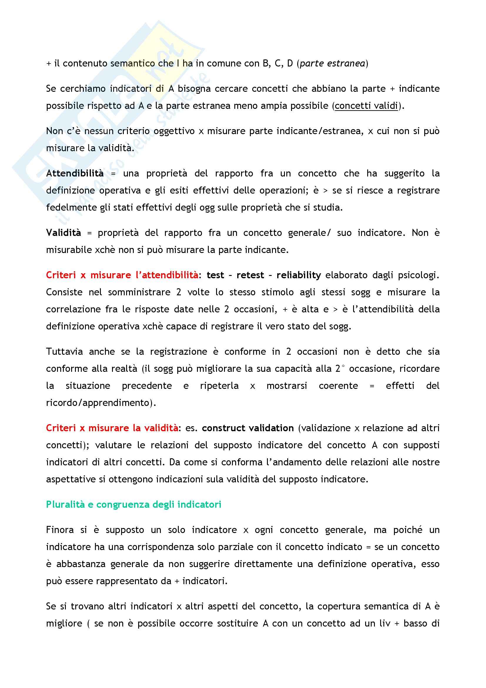 Riassunto esame Sociologia, prof. Baldissera, libro consigliato Il linguaggio delle variabili di Cardano, Miceli Pag. 11