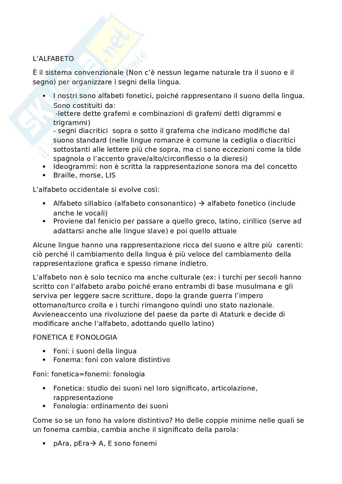 Appunti Linguistica generale Pag. 2