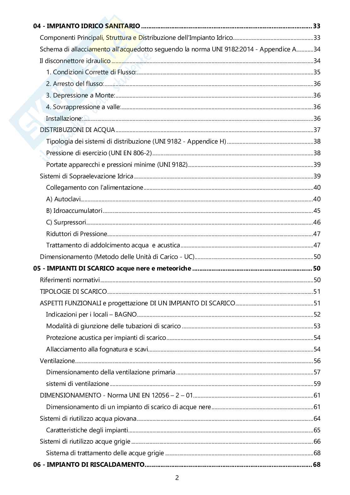 Appunti completi del corso di Laboratorio di integrazione impiantistica Pag. 2