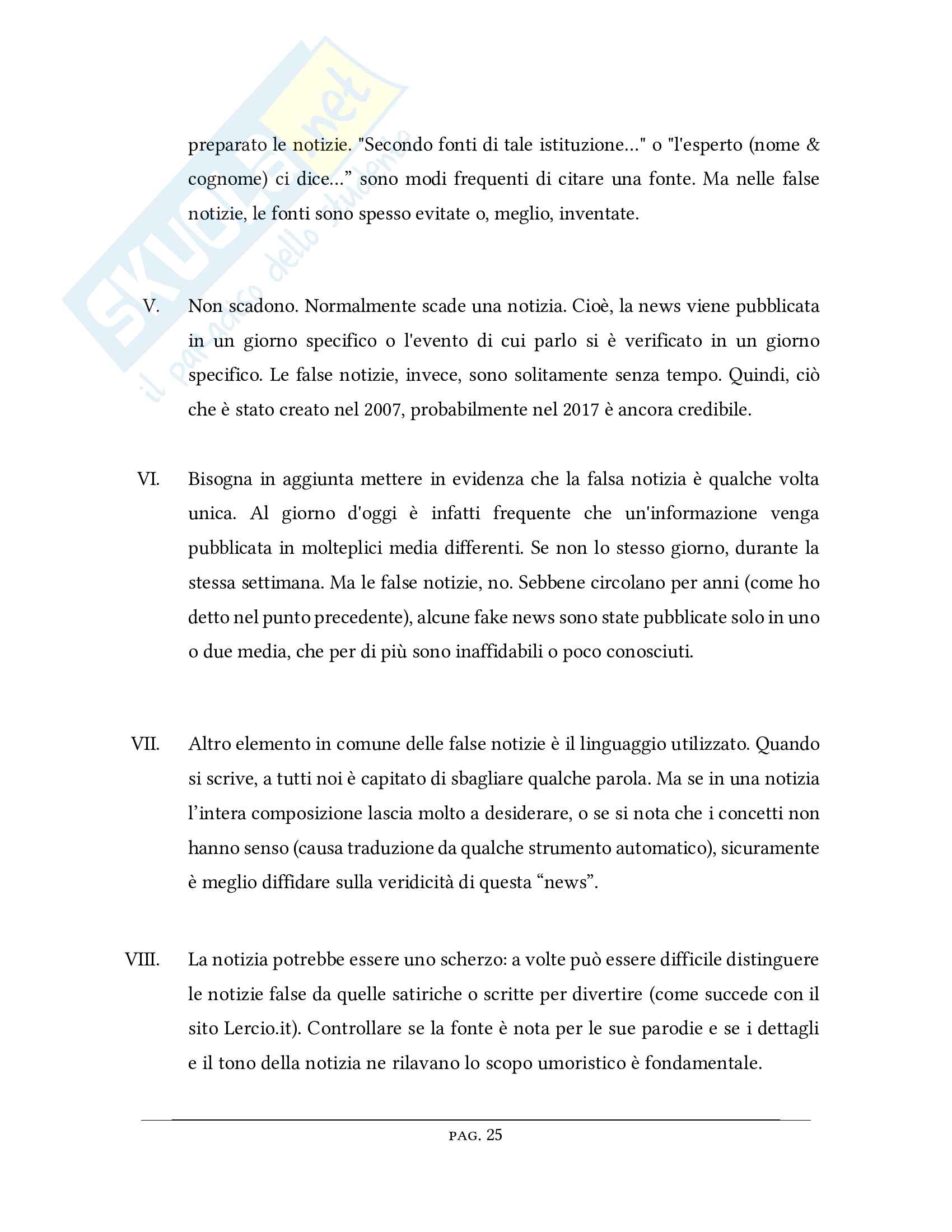 Tra clickbait, fake news e post-verità: l’informazione & la disinformazione nell’era digitale Pag. 26