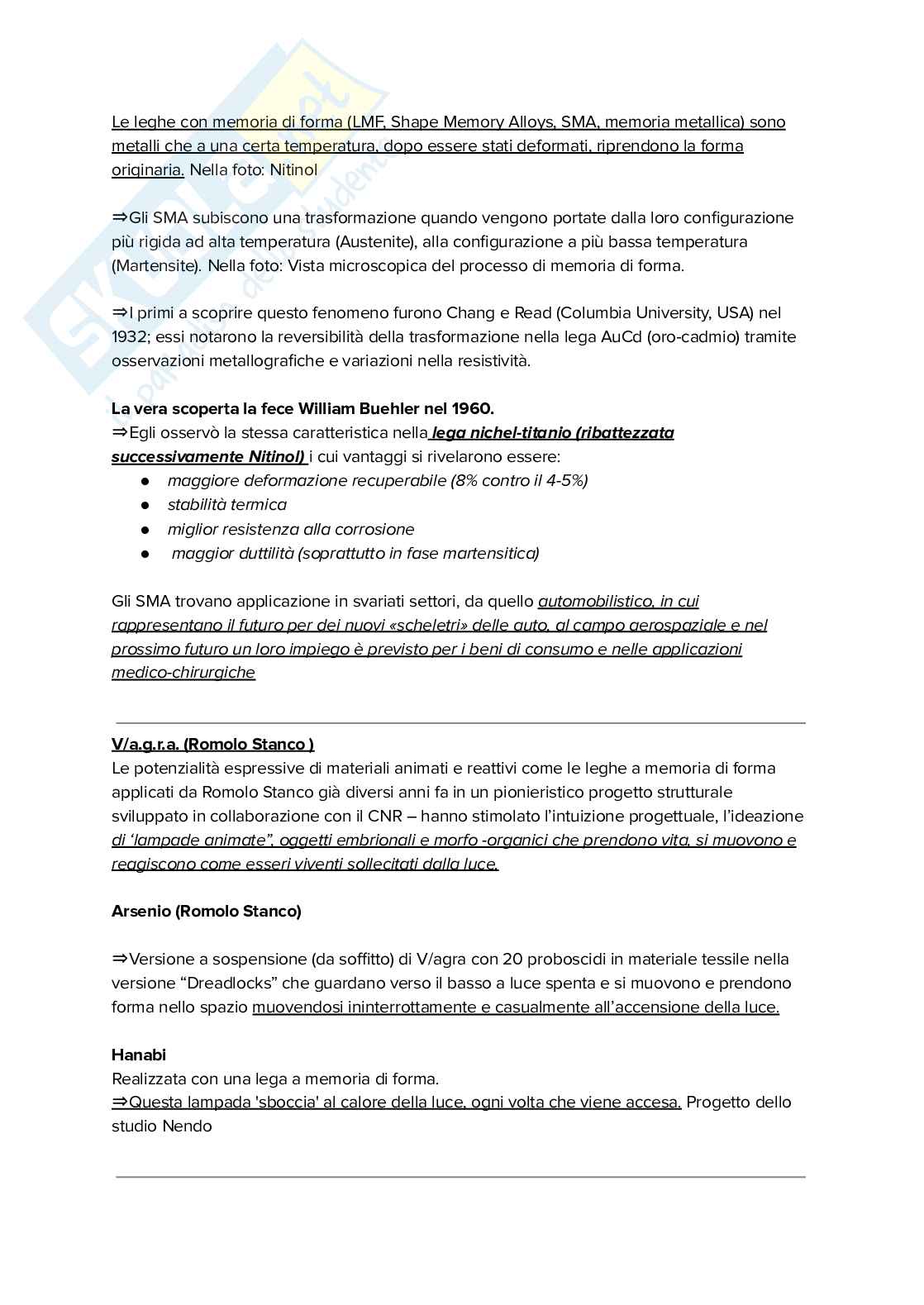 Vetro e ceramica - appunti per esame di Materiali e componenti per il design Pag. 11