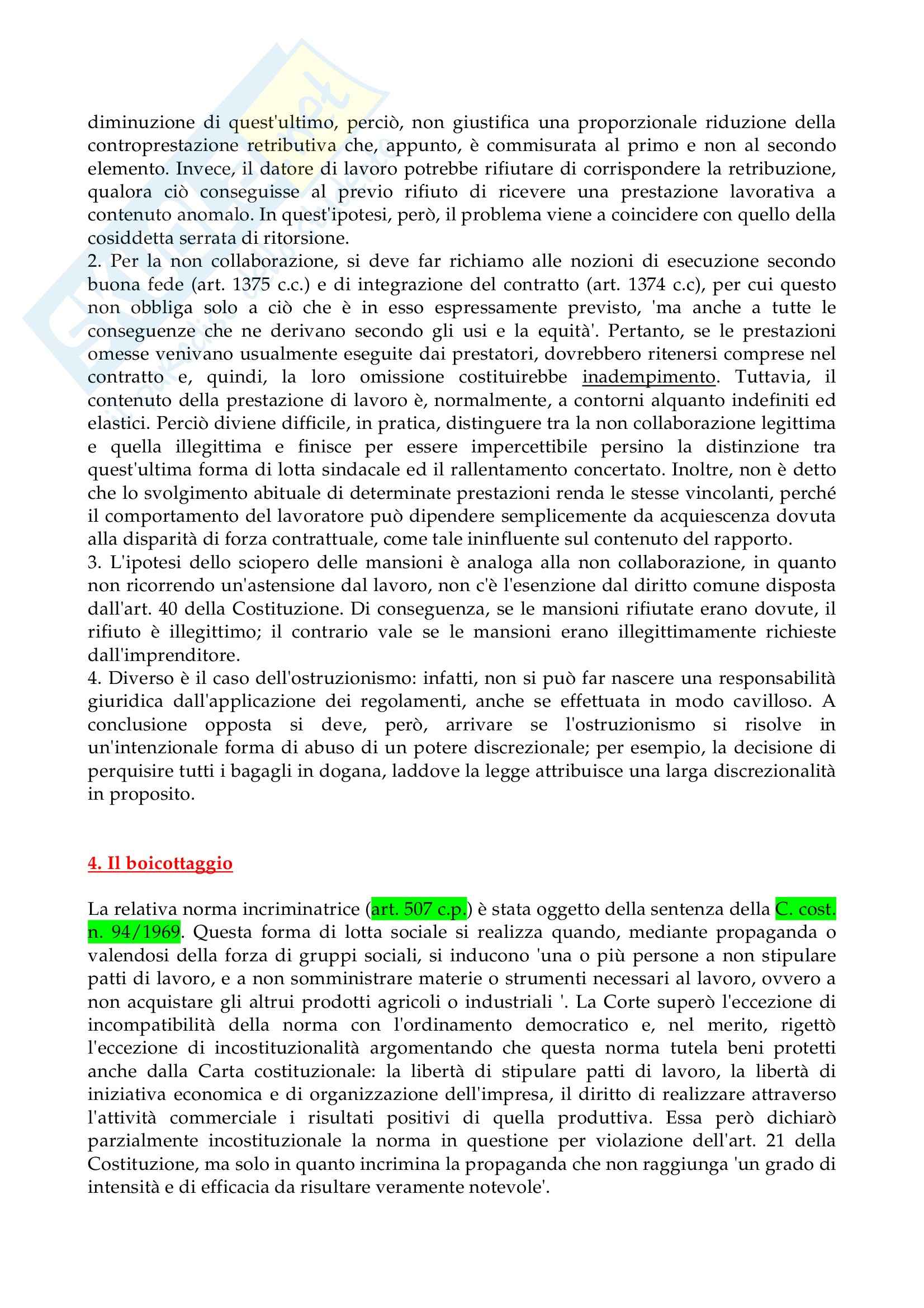 Diritto del lavoro - Appunti Pag. 131