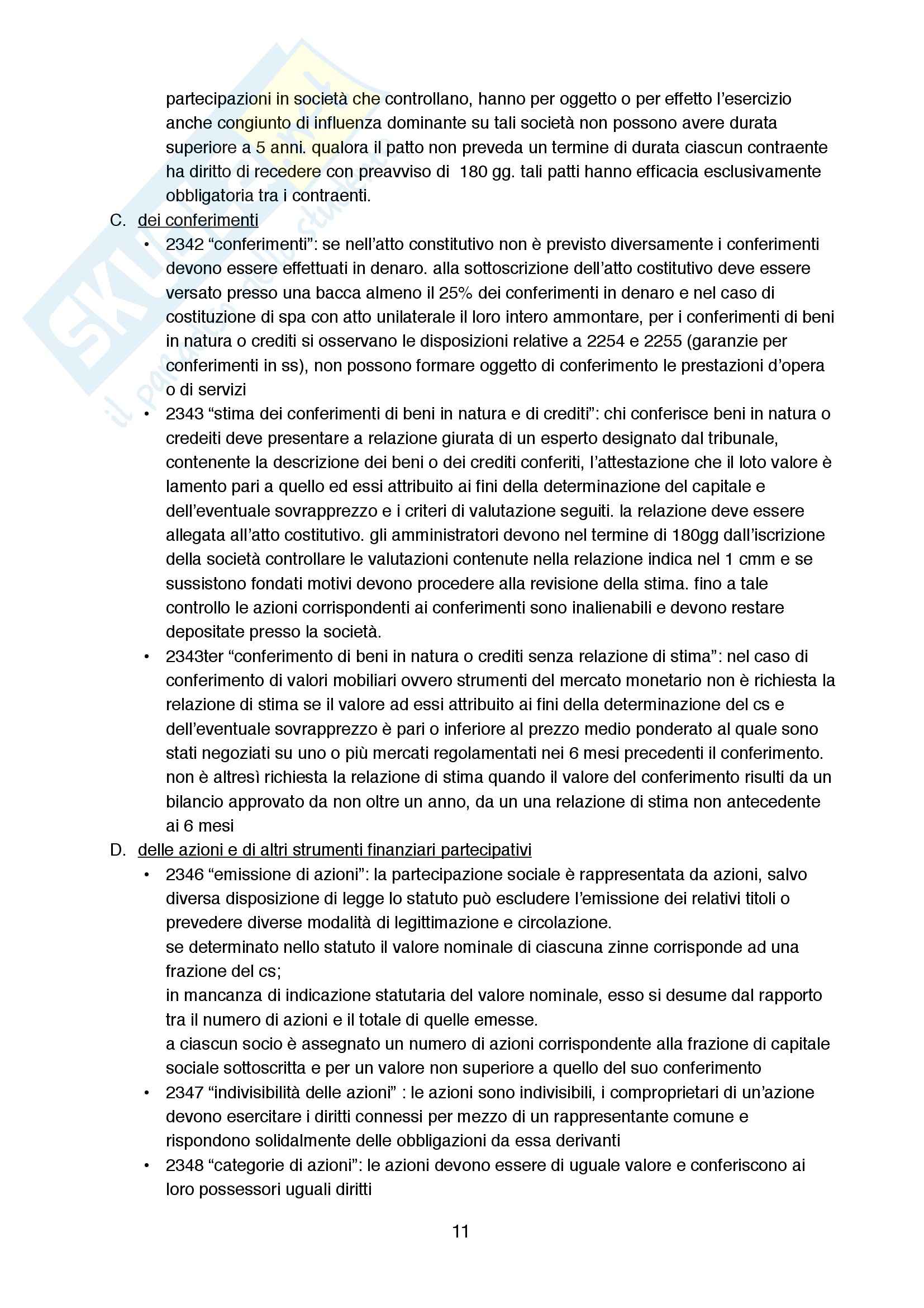 Articoli Codice Civile salienti per esame diritto commerciale Pag. 11