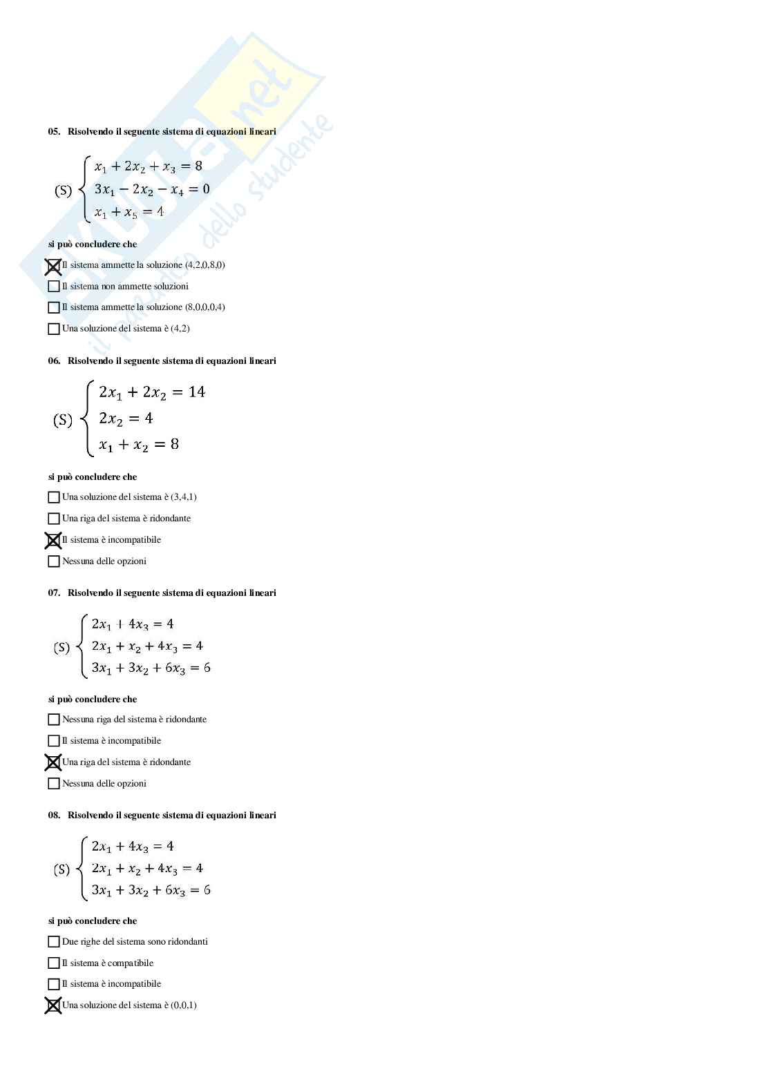 Ricerca operativa - Paniere compilato Pag. 11