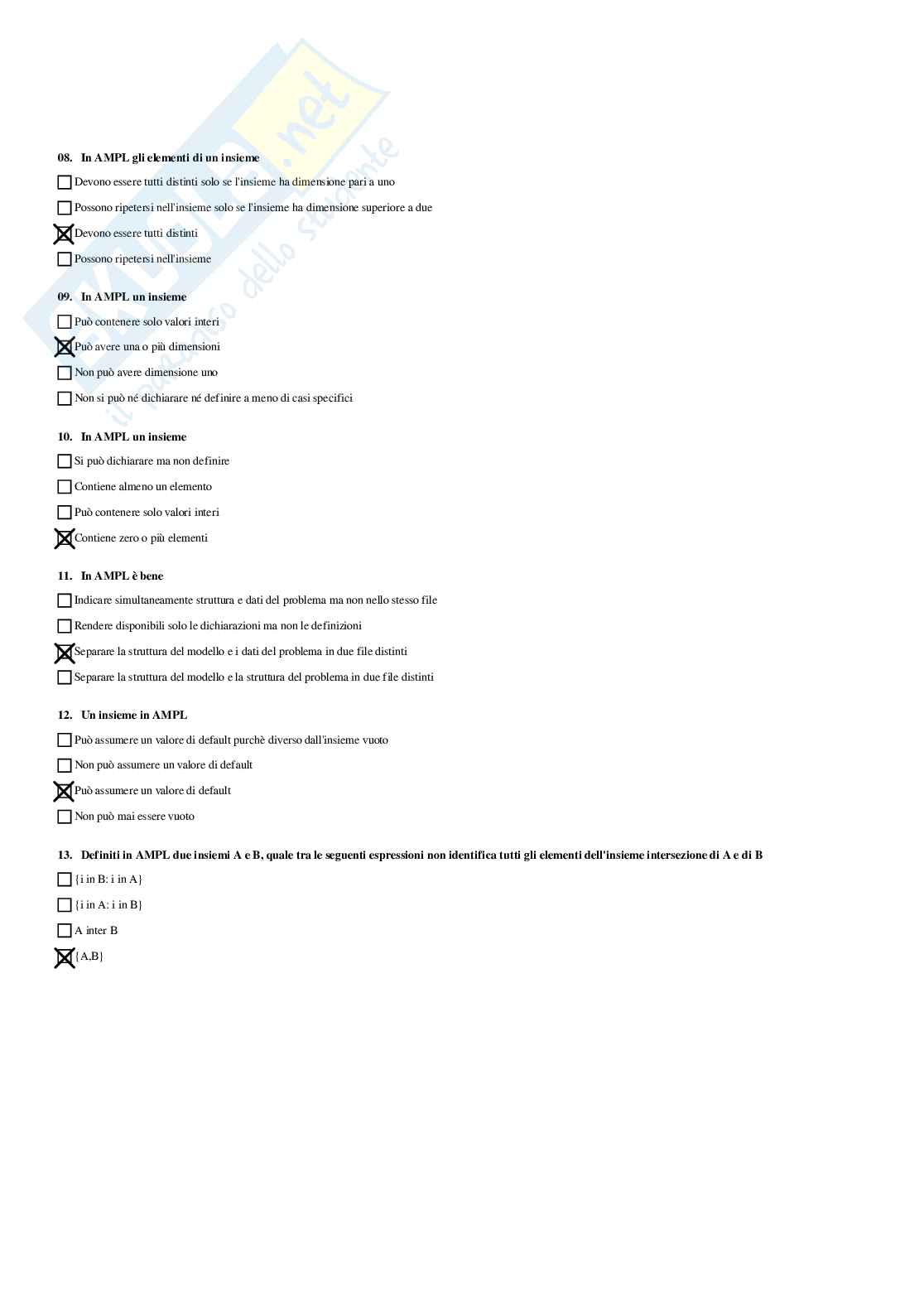 Ricerca operativa - Paniere compilato Pag. 56