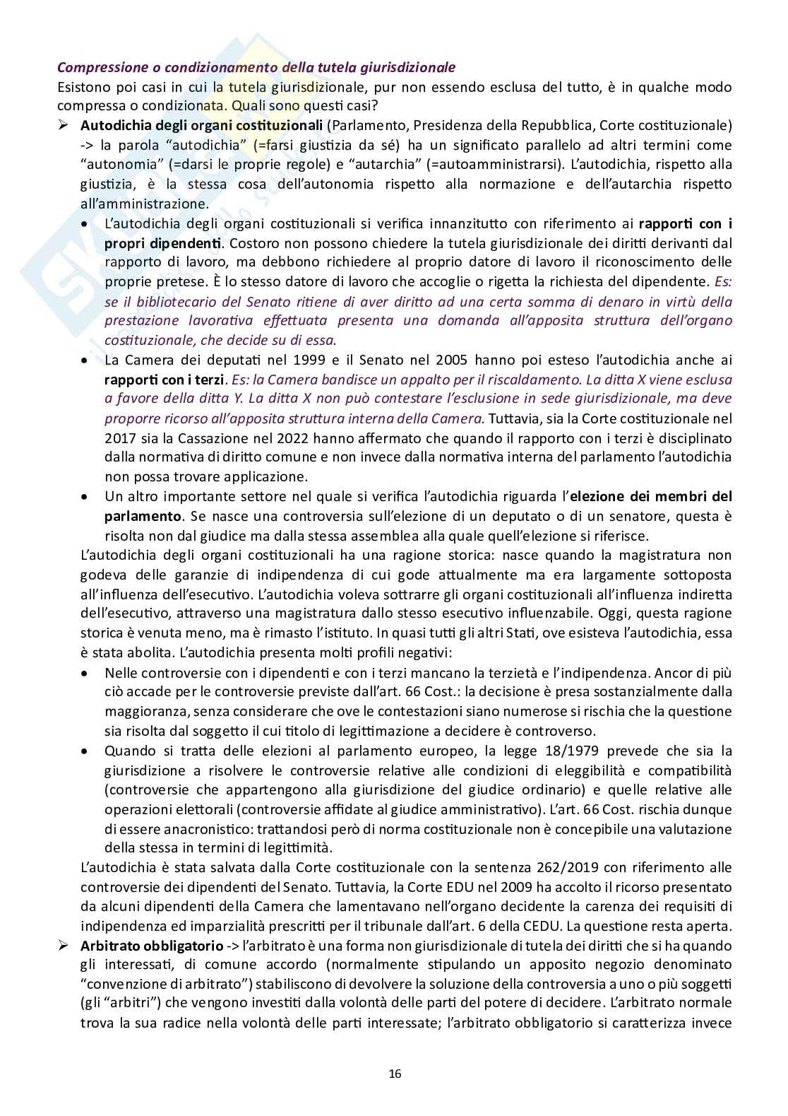 Diritto processuale civile Pag. 16