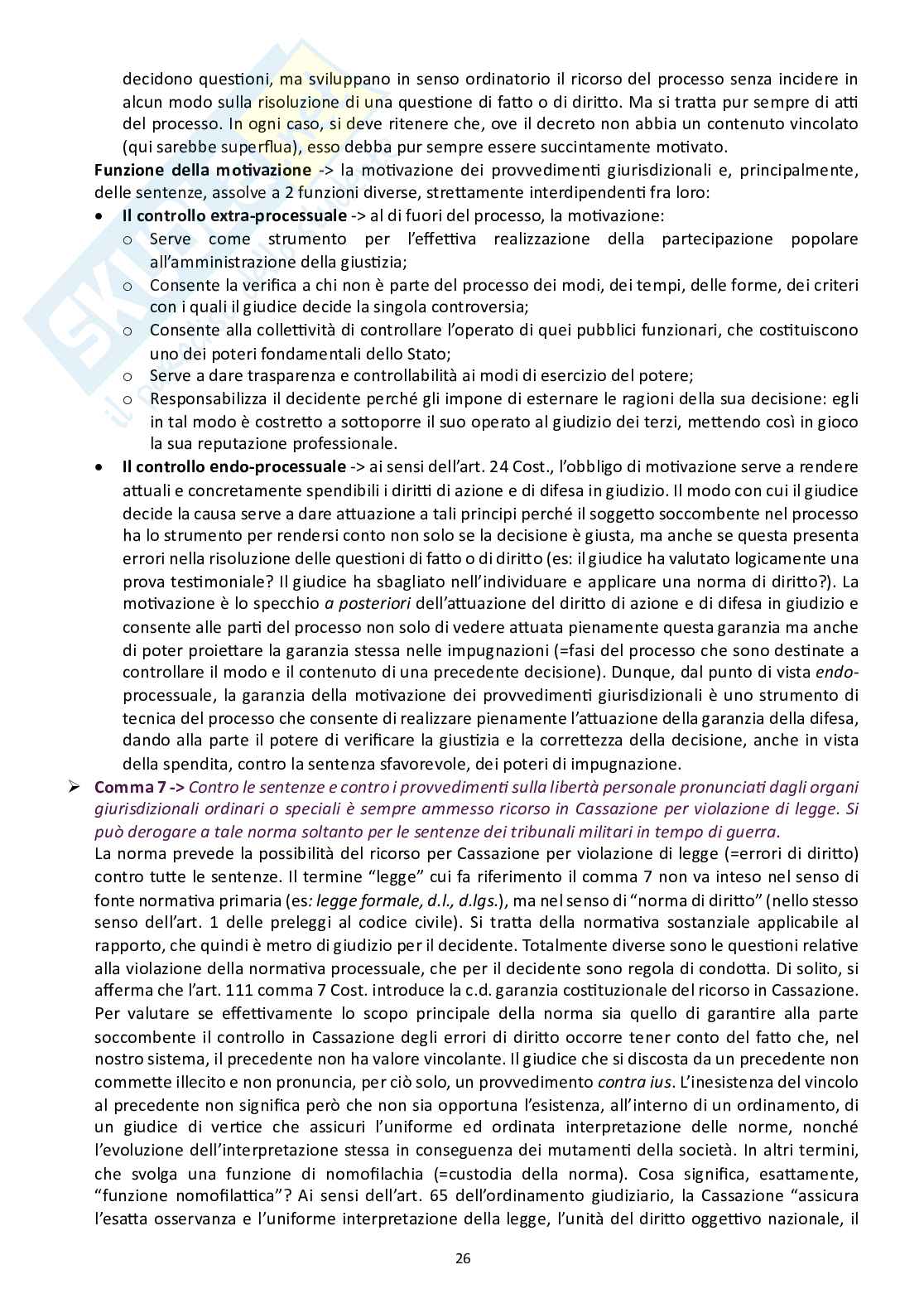 Diritto processuale civile Pag. 26