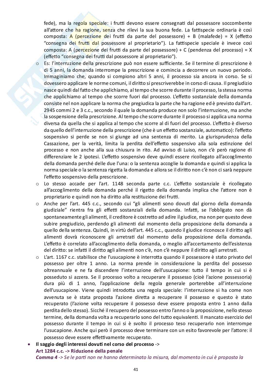 Diritto processuale civile Pag. 41
