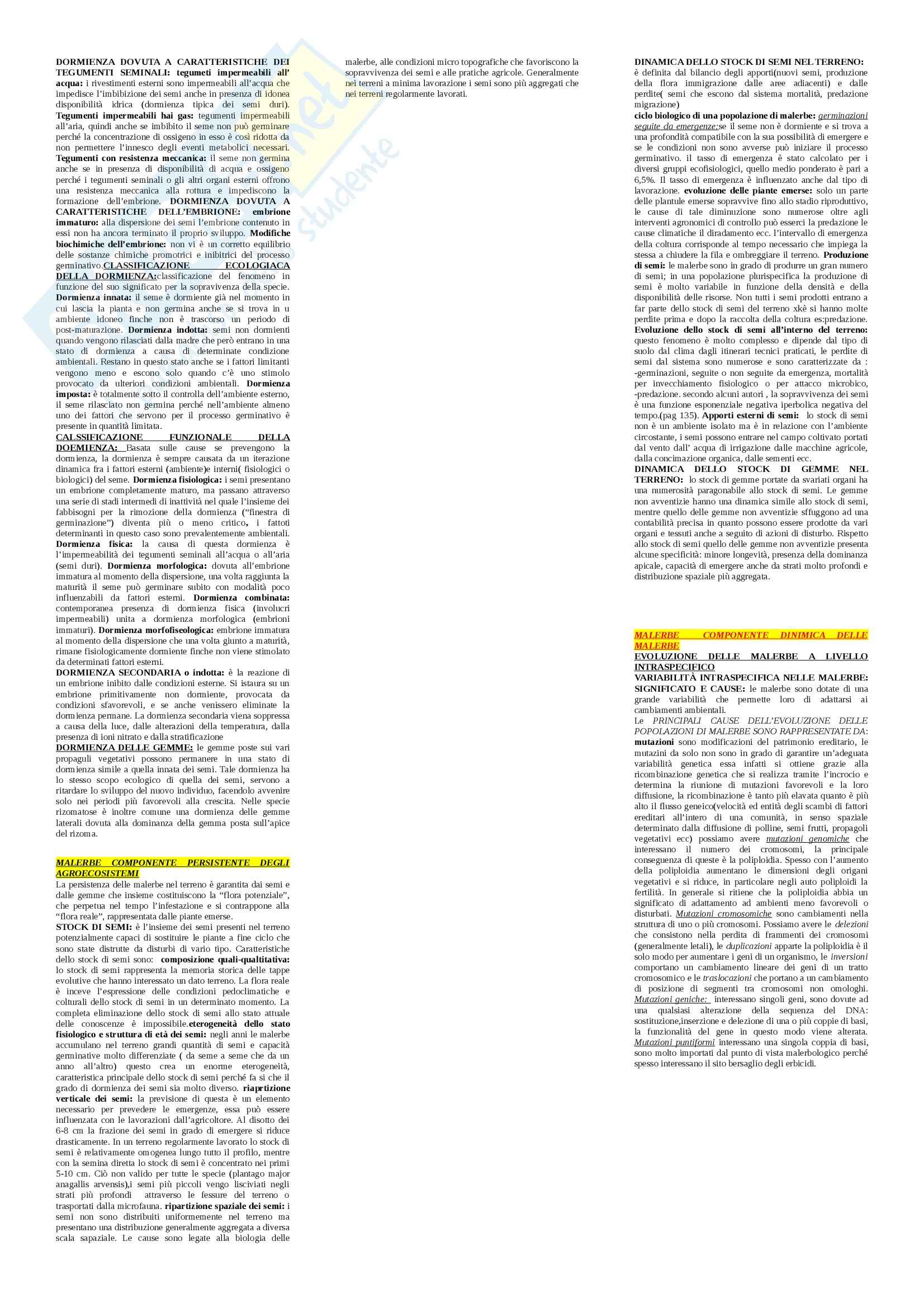 Malerbologia - Appunti Pag. 2