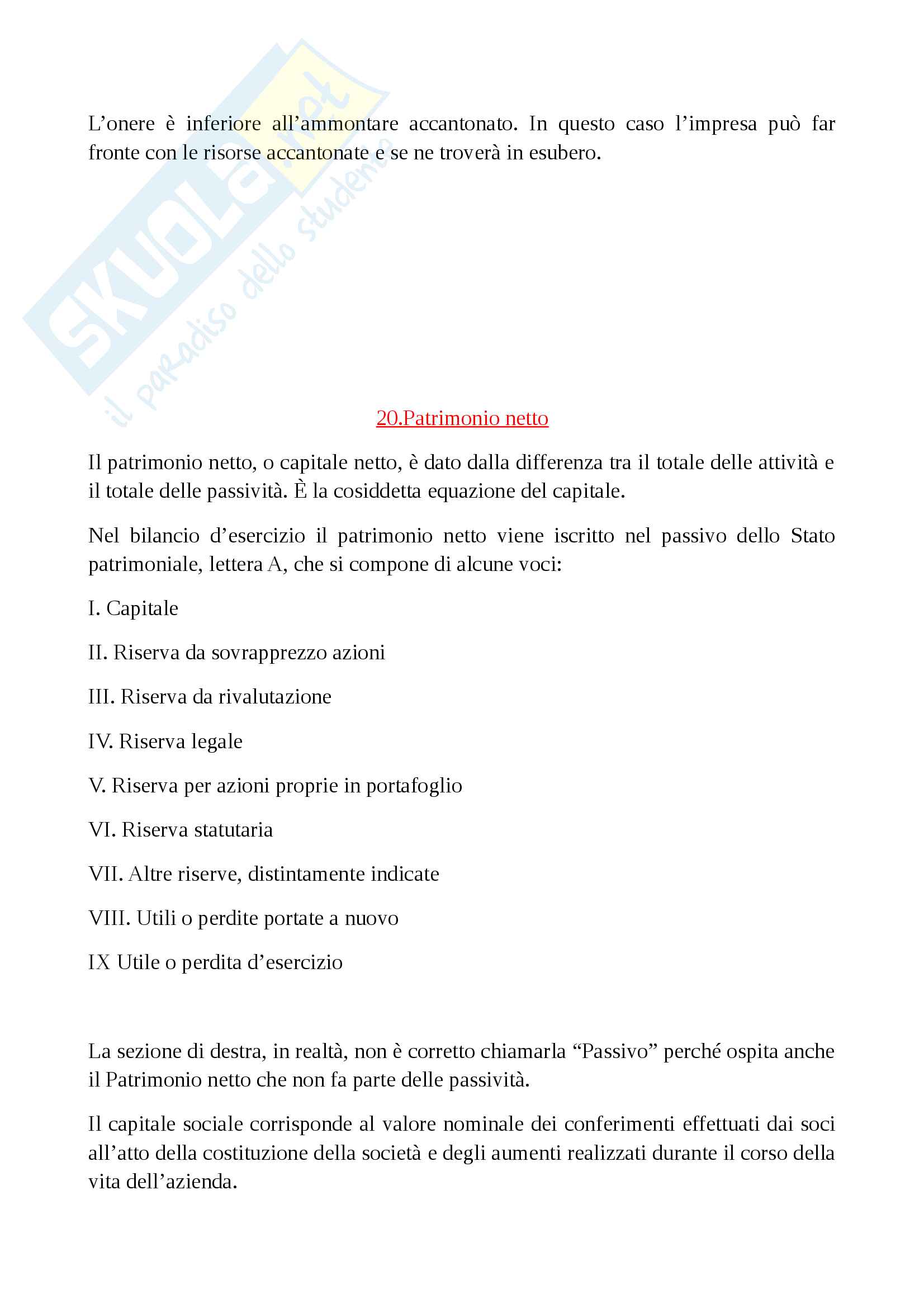 Riassunto di ragioneria generale Pag. 61