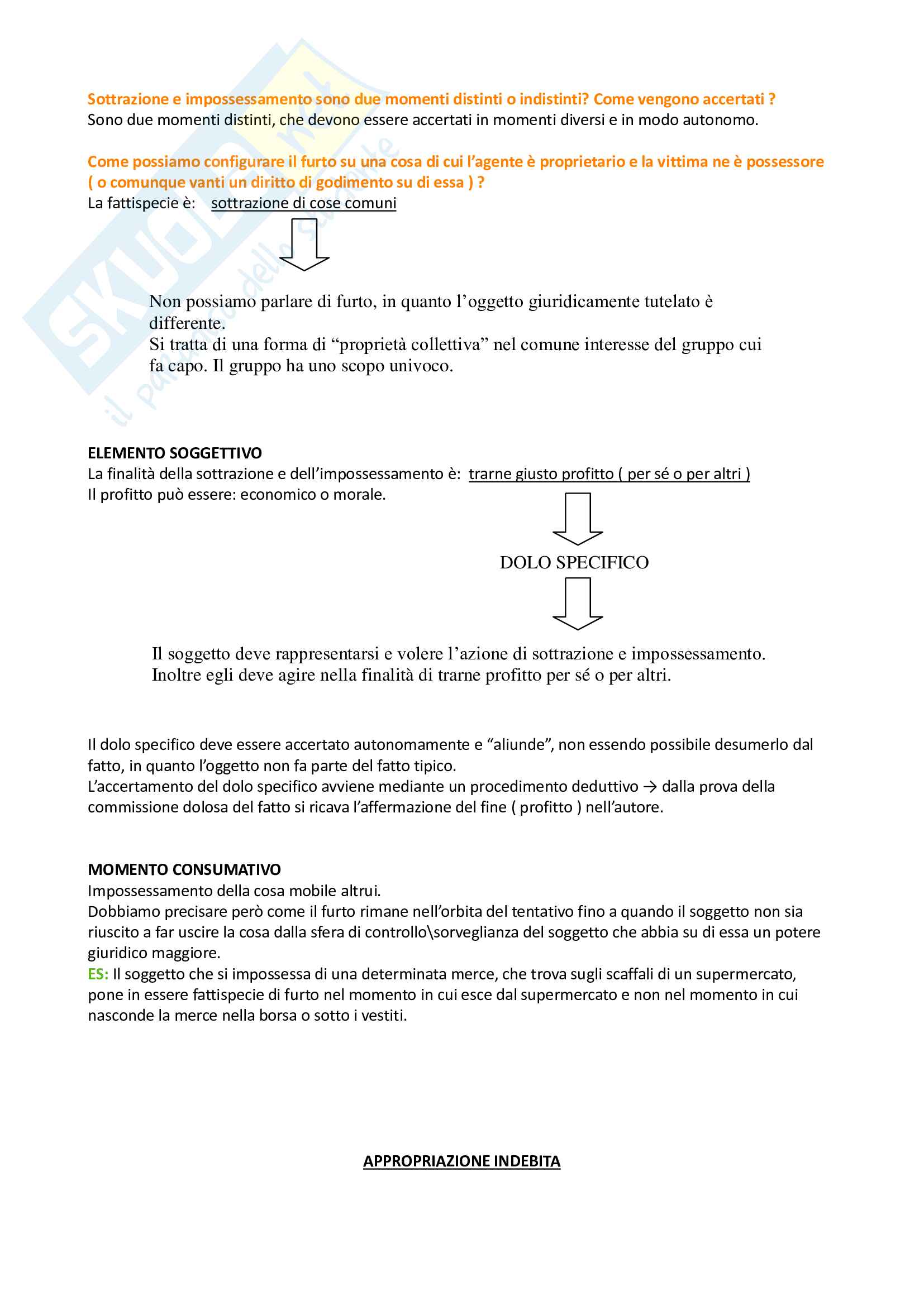 Riassunto esame Diritto Penale 2, prof. Fiorella, libro consigliato Manuale di diritto penale, Questioni fondamentali della parte speciale del diritto penale Pag. 31