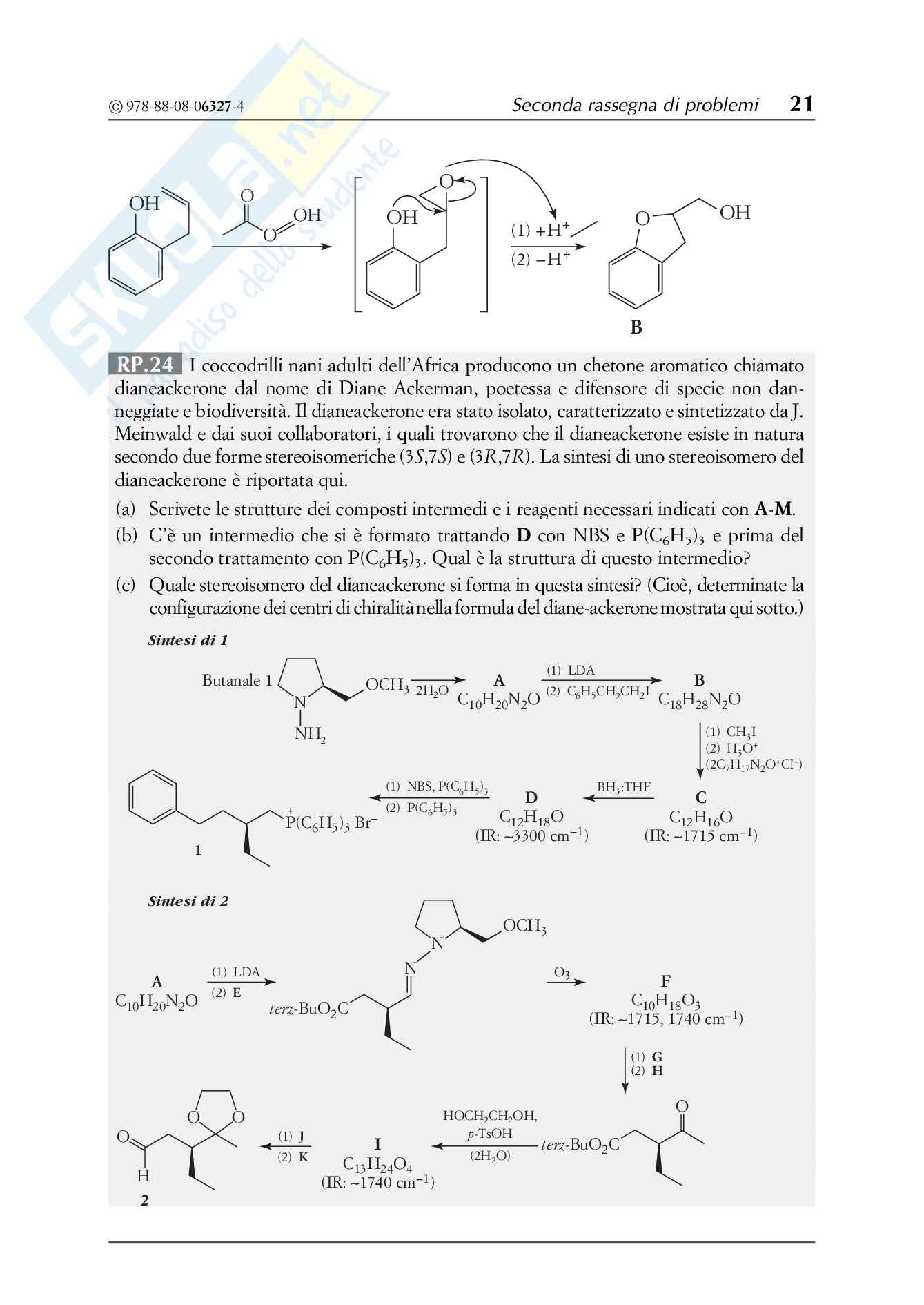 Chimica organica, Solomons  -  Esercizi seconda parte Pag. 21