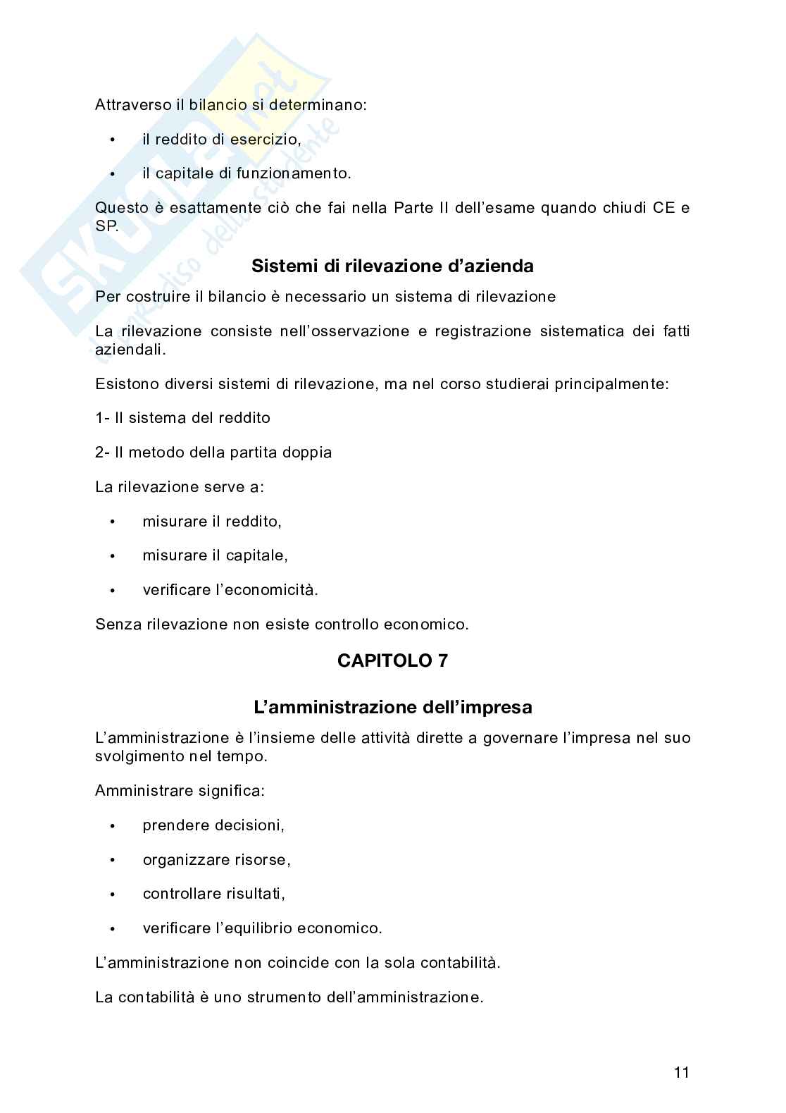 Schemi sulla base del libro 1 di Economia aziendale Pag. 11