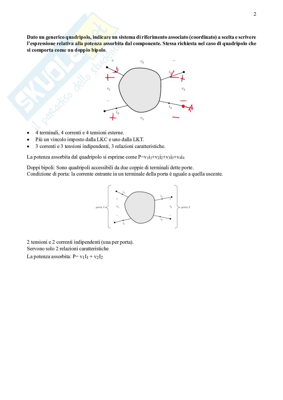 Circuiti elettrici per l'elettronica Pag. 2
