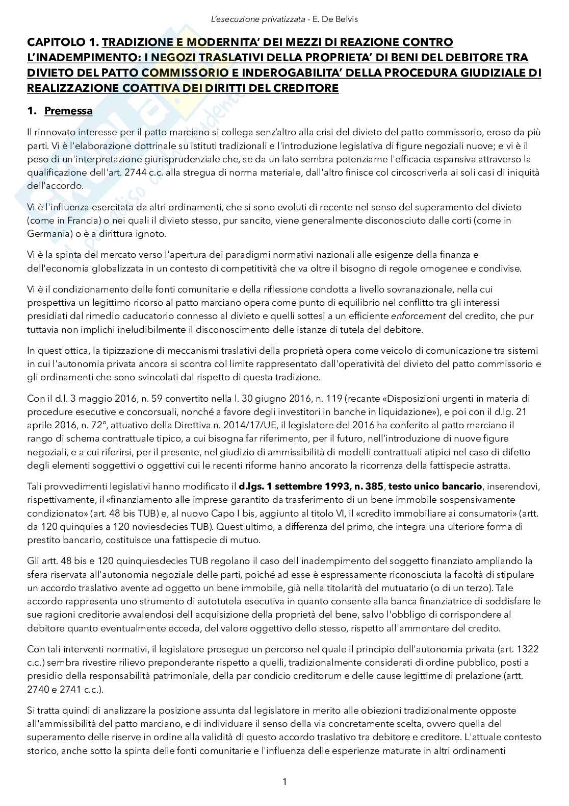 Civile esecuzione forzata  Pag. 1