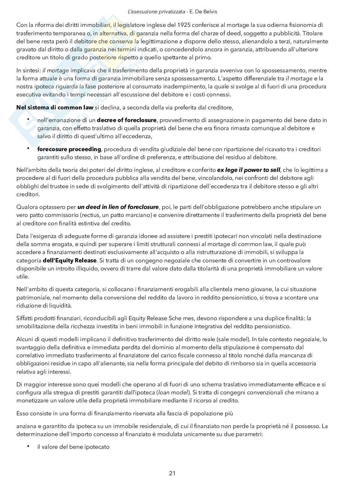 Civile esecuzione forzata  Pag. 21