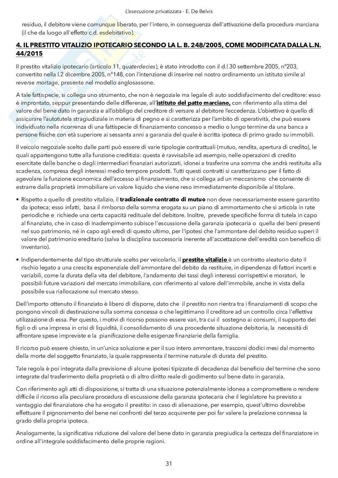Civile esecuzione forzata  Pag. 31