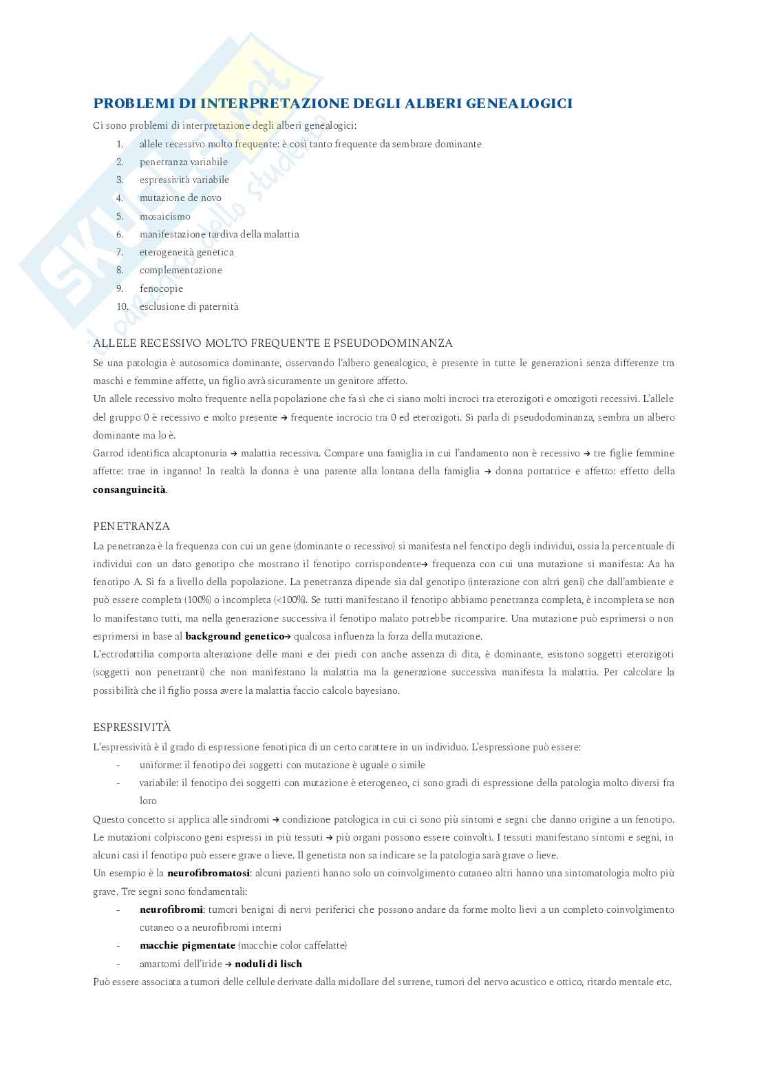 Appunti completi di genetica molecolare umana Pag. 31